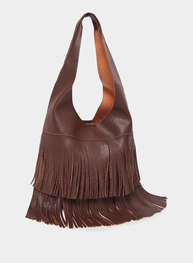 Styli Fringe Detail Hobo Bag  - Image 2