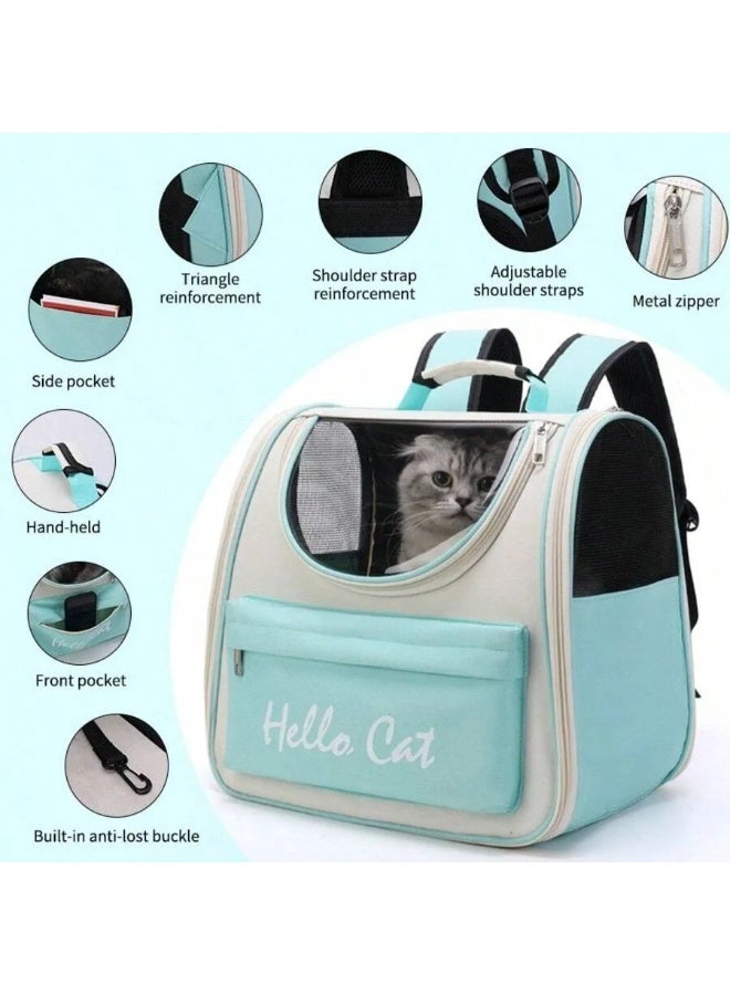 Generic Foldable Pet Backpack 🐾 – Breathable & Anti-Jump Carrier for Small Cats and Dogs, Perfect for Walks & Vet Visits  - Image 2