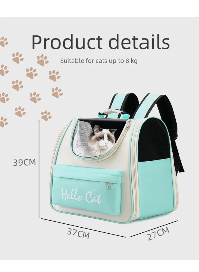 Generic Foldable Pet Backpack 🐾 – Breathable & Anti-Jump Carrier for Small Cats and Dogs, Perfect for Walks & Vet Visits  - Image 3