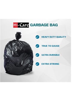 {Pack of 100 Bags} Hi-Care Garbage Bag Black 80x110cm 30 Micron Heavy Duty Oxo Biodegradable Plastic Bag Large Trash Bags Dustbin Bags Waste Bag Office Bag Strong And Durable Bin Bag Garbage Bag Large - pzsku/ZA0F2D54A5A70112CE1FDZ/45/_/1695728379/4548efe7-9e6e-47da-a214-9ed46e07c300