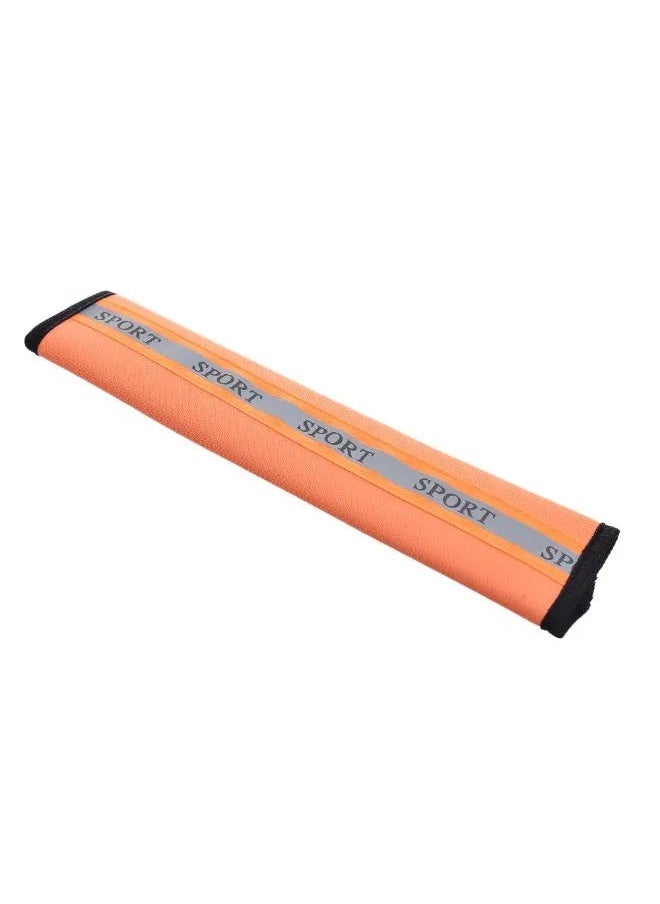 Generic Phosphor Anti Traffic Violation Cover Case for Car Seat Belt 2 Piece Fits All Cars - Orange  - Image 3