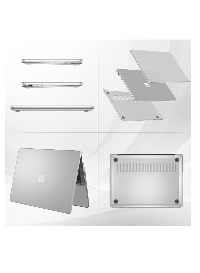 Protective Case for 13.8 Inch Microsoft Surface Laptop 7 2024 Release, Hard Shell Transparent Cover with Durable and Lightweight Design ,Clear  - Image 3