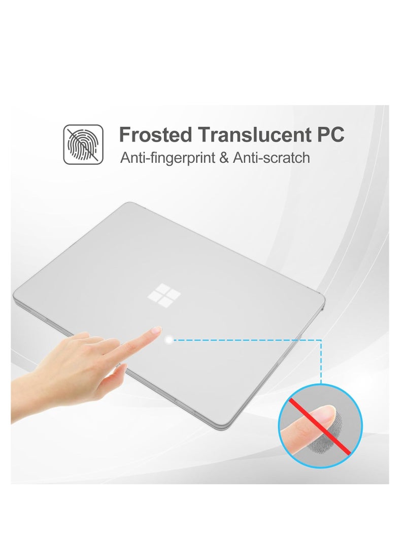 Protective Case for 13.8 Inch Microsoft Surface Laptop 7 2024 Release, Hard Shell Transparent Cover with Durable and Lightweight Design ,Clear  - Image 4