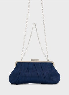 Ella Limited Edition Pleated Satin Clutch Bag  - Image 2
