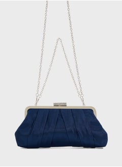 Ella Limited Edition Pleated Satin Clutch Bag  - Image 1