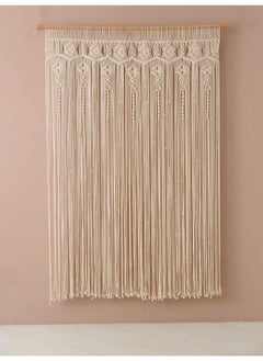 Antikiano Macrame Curtain, Macrame Wall Hanging Door Curtain Wedding Backdrop Window  - Image 2
