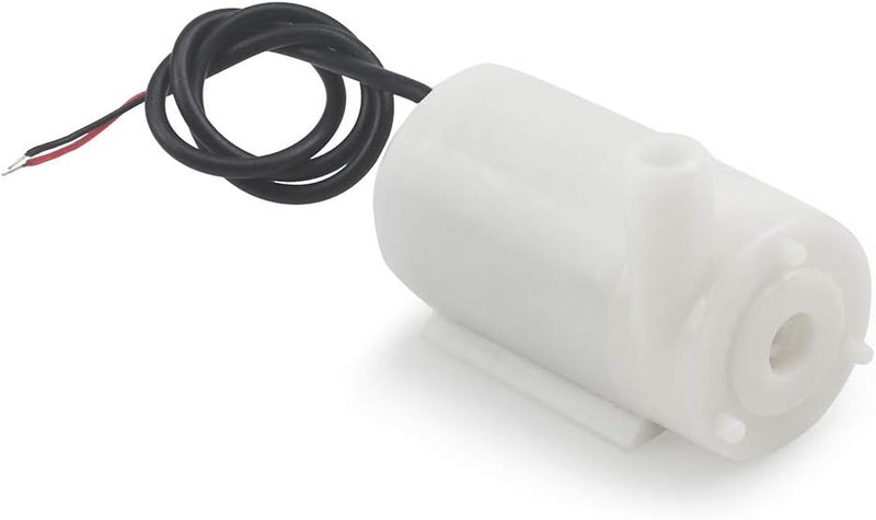 WayinTop 3 قطع مضخة مياه صغيرة DC 3V 5V مضخة محرك غاطس دقيق + 3 متر أنبوب فينيل شفاف مرن من PVC ��حوض السمك والنافورة وأحواض السمك والحديقة والنباتات والزهور - Image 4