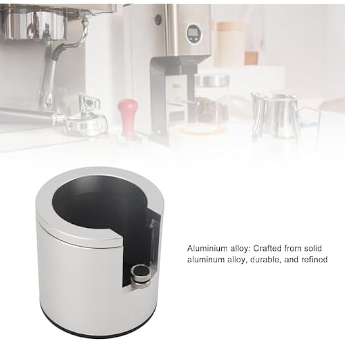 زيروديس حامل فلتر القهوة، حامل دك من سبائك الألومنيوم، ارتفاع قابل للتعديل، محطة دك القهوة، قاعدة تخزين دك القهوة، حامل منظم لمرشح القهوة من الألومنيوم بمقاسات 51 مم و53 مم و58 مم - Image 5
