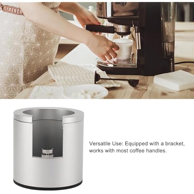 زيروديس حامل فلتر القهوة، حامل دك من سبائك الألومنيوم، ارتفاع قابل للتعديل، محطة دك القهوة، قاعدة تخزين دك القهوة، حامل منظم لمرشح القهوة من الألومنيوم بمقاسات 51 مم و53 مم و58 مم - Image 4