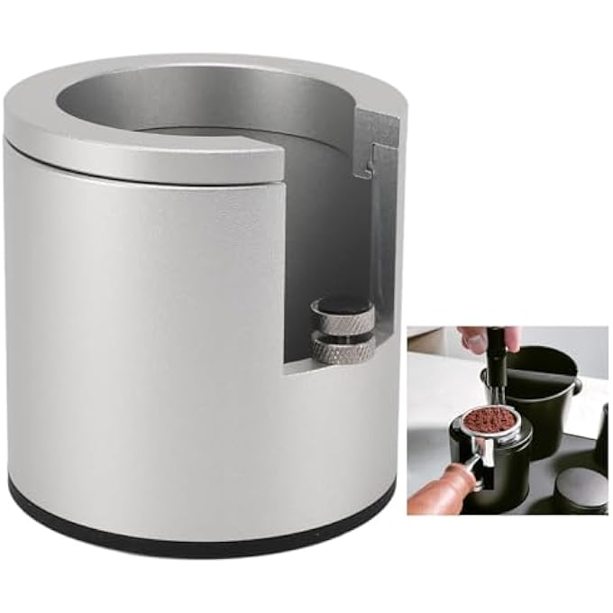 زيروديس حامل فلتر القهوة، حامل دك من سبائك الألومنيوم، ارتفاع قابل للتعديل، محطة دك القهوة، قاعدة تخزين دك القهوة، حامل منظم لمرشح القهوة من الألومنيوم بمقاسات 51 مم و53 مم و58 مم - Image 3
