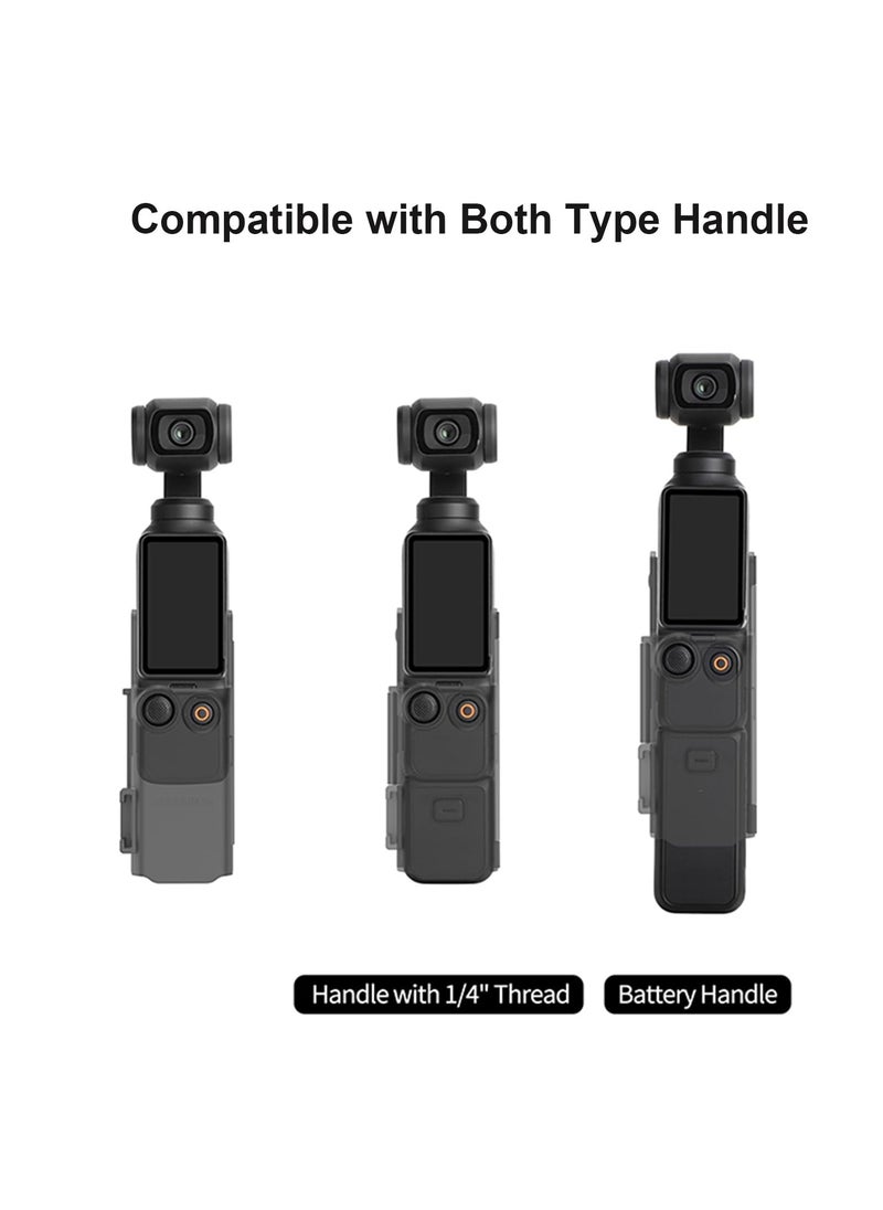 Generic - Camera Extension Adapter for DJI Osmo Pocket 3 Handle Frame Accessories Hand Band Protective Case Lanyard Expansion Frame Extension Handle Cover for Osmo Pocket 3 - Image 1