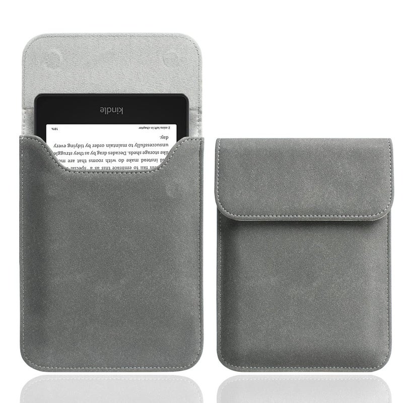 WALNEW Sleeve Case for 7" Kindle Paperwhite and Colorsoft Signature Edition, Protective Pouch Bag Case Cover for 6.8-inch Kindle Paperwhite 11th Gen (Gray) - Image 1