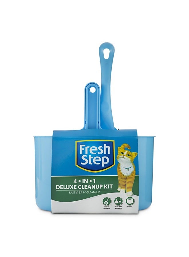 Fresh Step Starter Kit for Cats | Cat Litter Cleanup Kit with Everything Pet Parents Need for Cat and Kitten Cleanup| Cat Litter Box Deluxe Cleanup Kit - Image 2
