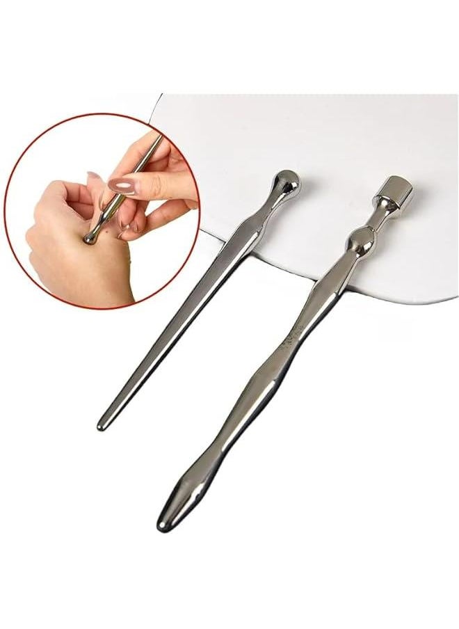 Generic 2025 New Stainless Steel Manual Acupuncture Pen Trigger Point Massager Body Meridian Pain Relief Jewelry Fashion Creative Gift  - Image 2