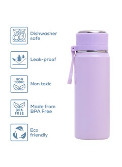 Double Wall Insulated Sports Water Bottle - Purple, 450 Ml - pzsku/ZA0F350EC5BD7946AB80BZ/45/_/1723199382/46af9627-3c4e-4a1c-b2ff-346675c3d8f1