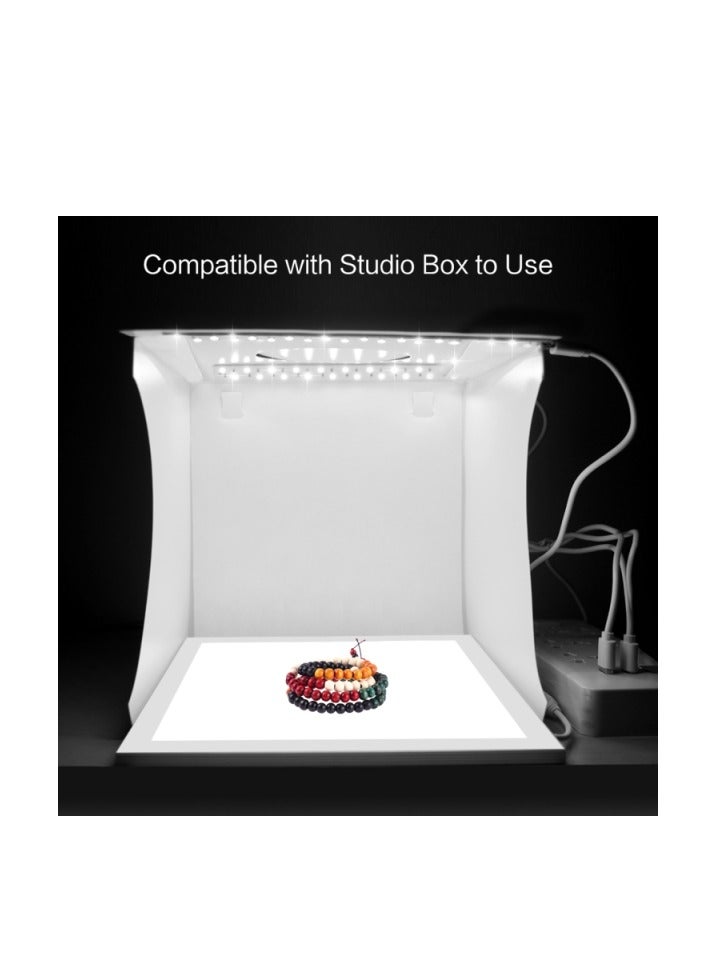 PULUZ PULUZ Mini LED Photography Light Panel with Studio Shooting Tent Box – 20x20cm Shadowless Acrylic Light Box for Product Photography  - Image 5
