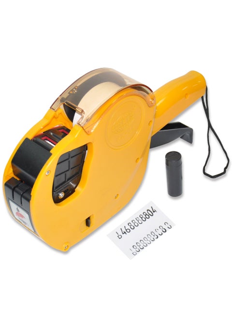 FIS Price and Date Label Machine 2 Line Printing, Yellow Colour - FSPX04YL