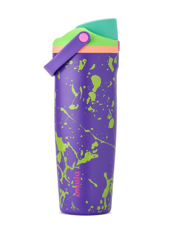 Owala 30oz FreeSip Sway Insulated Stainless Steel Water Bottle with Two-Way Spout, Built-In Straw and Bucket Handle, Made for Travel, School, and Sports,  BPA Free, Leak Proof - Image 1
