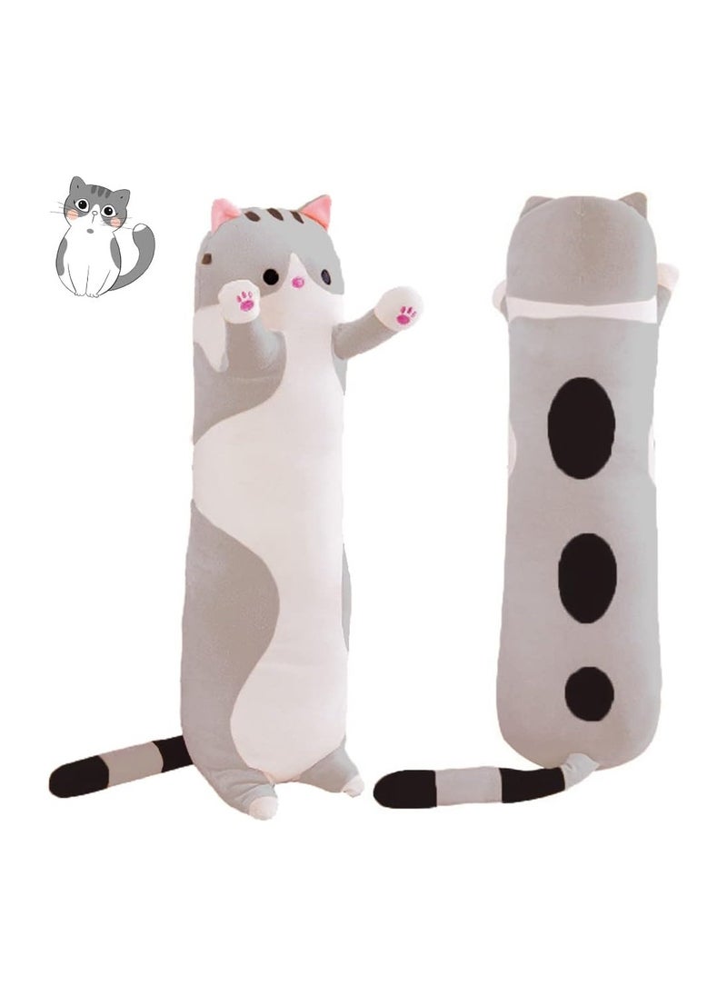 90cm Cute Kitten Stuffed Plush Pillow, Holiday Gift for Kids and Girlfriends  - Image 1