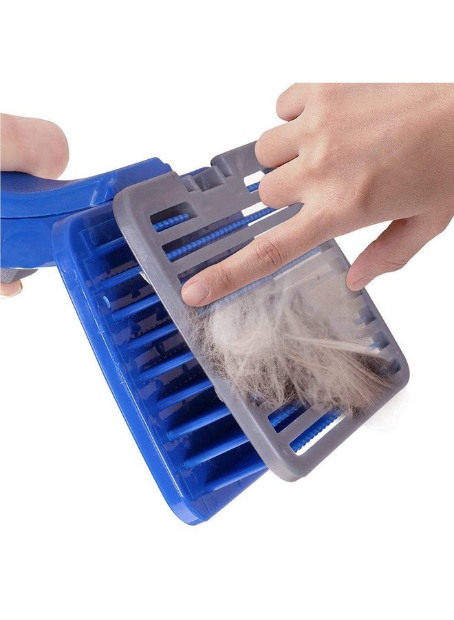 إيميلي بيتس مجموعة مكونة من مقص أظافر الكلاب ومبرد أظافر الكلاب وفرشاة تنظيف ذاتية للكلاب، عبوة من قطعتين باللون الأزرق الصغير - Image 4