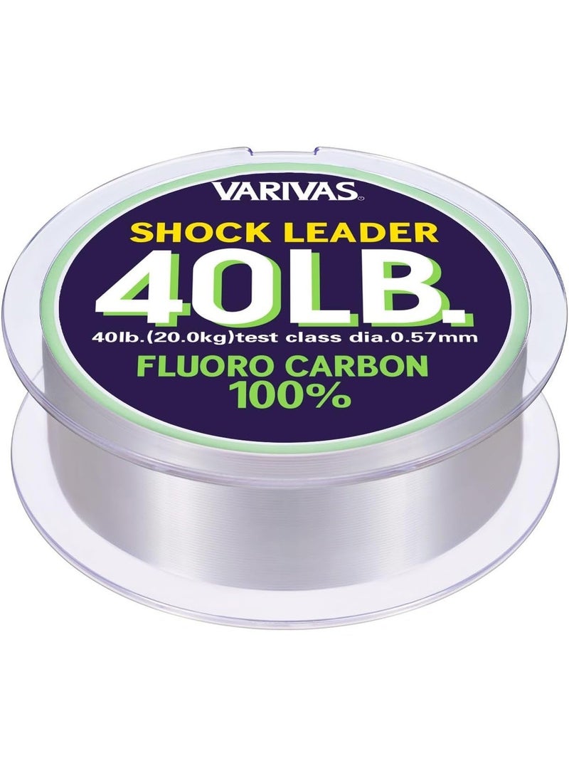 VARIVAS Shock Leader, Fluorocarbon Fishing Line, Invisible 0.52mm Leader Line, 30m Professional PE Line for Saltwater, Jigging, Casting - Image 2