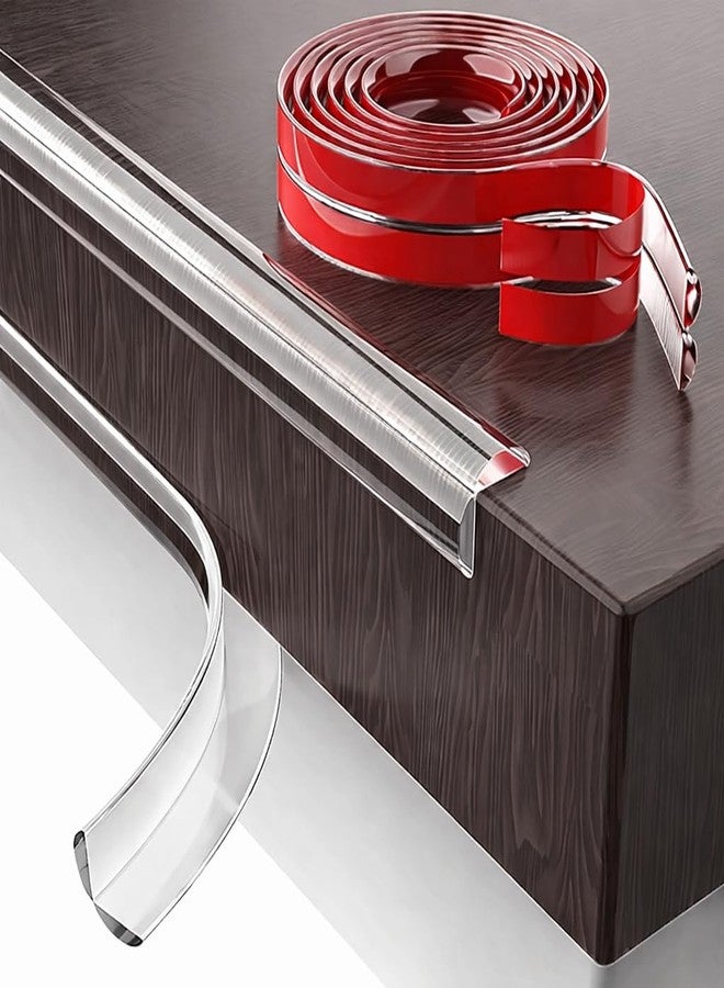 Kizlo 3 Meter Edge Protector, Baby Proofing Edge Protector Strip for Baby, Child Proof Table Edge Protectors Guards Safety Bumper Cover for Furniture Desk Crib Gate Bed Wall Soft Silicone - Image 1