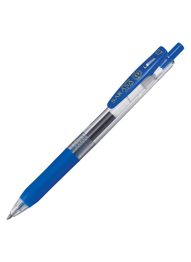 ZEBRA - 10 Piece Sarasa Clip 0.7mm Blue Ink Retractable Pen - Image 1