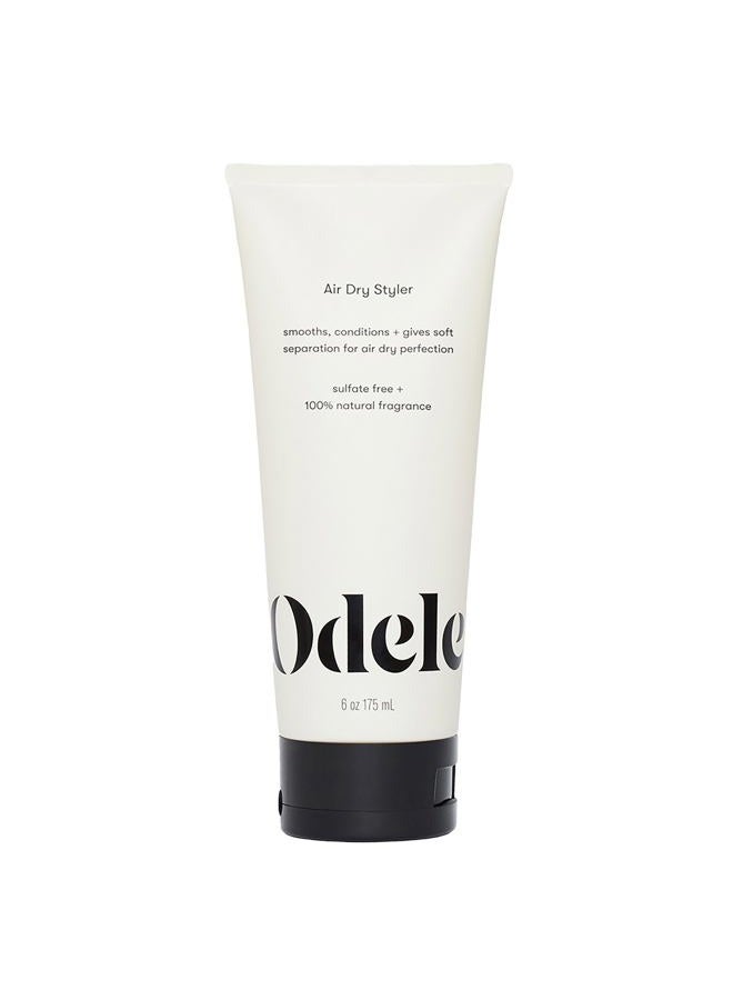 Odele Air Dry Styler, No-Heat Styling Gel to Smooth Frizz, Define and Condition Strands, for Straight, Wavy, and Curly Hair Types, 6 oz - Image 1