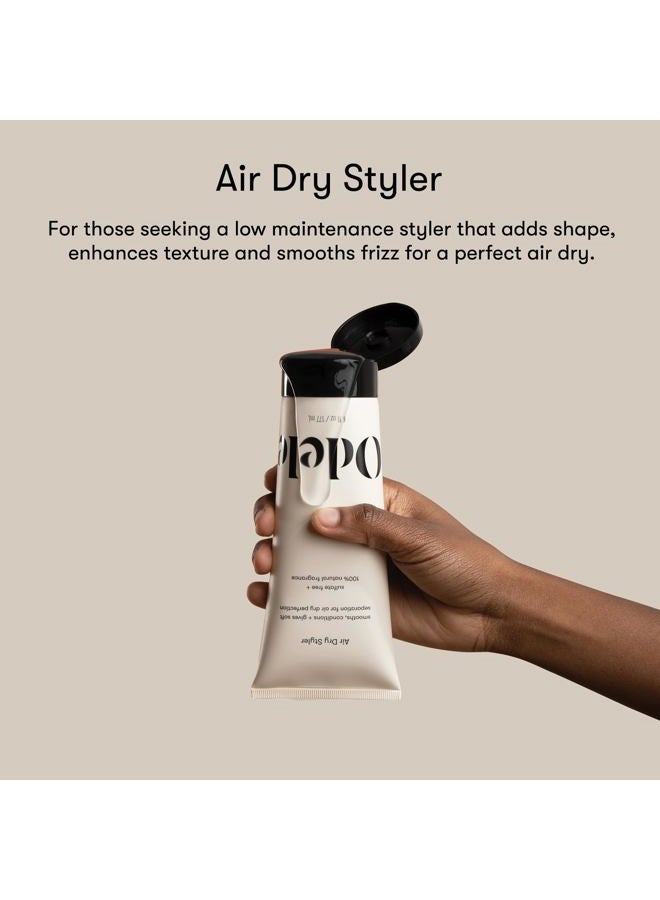 Odele Air Dry Styler, No-Heat Styling Gel to Smooth Frizz, Define and Condition Strands, for Straight, Wavy, and Curly Hair Types, 6 oz - Image 2