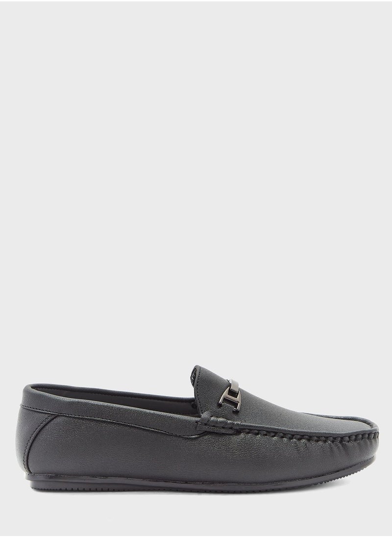 Robert Wood - Trim Detail Casual Loafers - Image 1