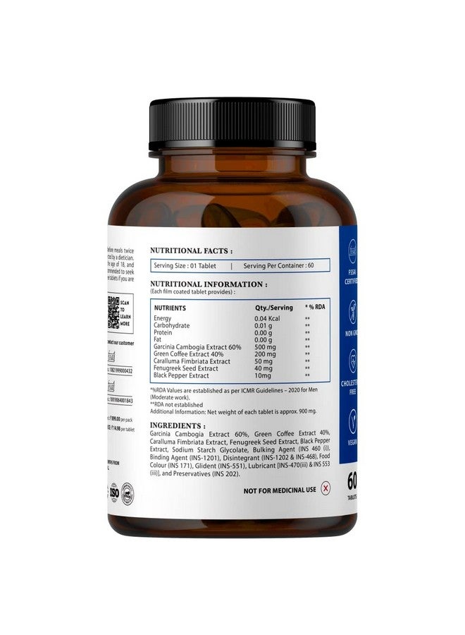 Nirvasa KETO Advanced Tablets for Men & Women with Garcinia Cambogia & Green Coffee Extract | Gluten-Free KETO Tablets for Weight Management, Elevating Energy | 60 Tablets x 1 - Image 3