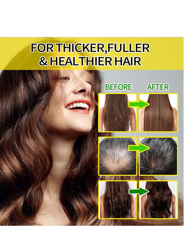 Vitamin Hair Treatment Serum - no Rinse with Argan Macadamia Avocado Oils - Vitamins A C E Pro B5 - Conditioner for Women & Men - Image 2