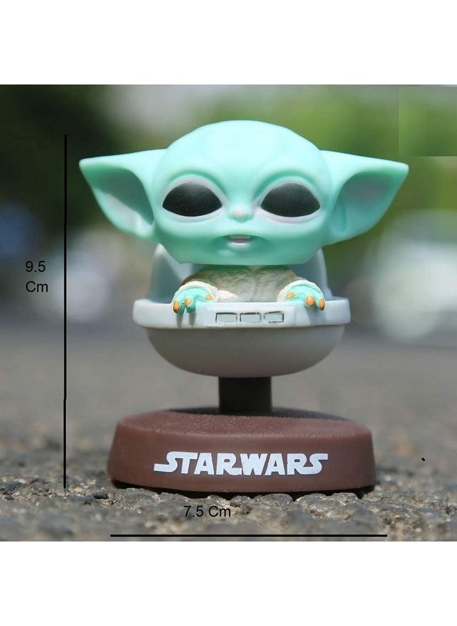 Trunkin - Trunkin Star Wars Baby Yoda Mandalorian Bobblehead Model 2 Car Dashboard Bobblehead - Image 1