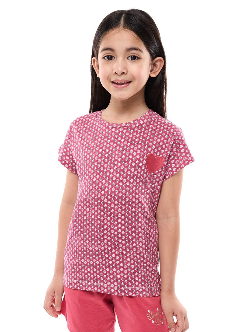 victor and jane Victor and Jane Girls' PJ Set – Soft Shorts and Top Sleepwear Set
