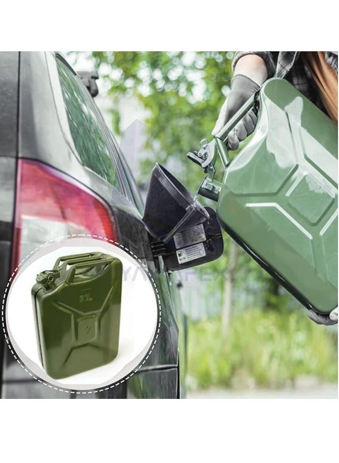 Vaultex Metal Fuel Jerry Can Holder Storage for Petrol Diesel Oil Liquids Container—20L Green - Image 5