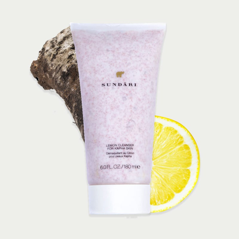 SUNDARI Lemon Cleanser, 6.0 Fl Oz, Gentle Exfoliating Cream Formula, Removes Impurities, Balances pH, Non-Foaming, Controls Excess Oil, For Oily Skin - Image 2