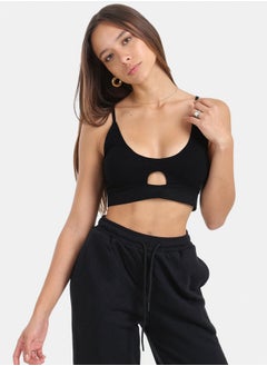 Soft Bra with Keyhole Design