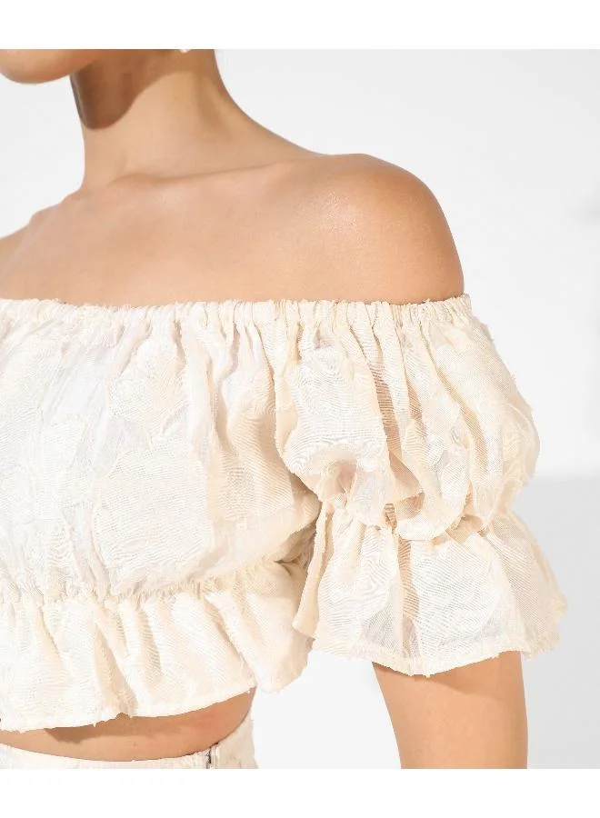 Pinacolada  Women's Off-White Embroidered Co-Ord Set for Women | Best Price UAE