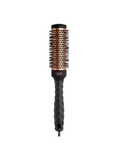 Fromm Heat Duo Copper x Ceramic 125 Round Brush for Expert Blowouts and Faster Hair Drying Roller Hairbrush for Antistatic Styling Smoothing Straightening and Shine 