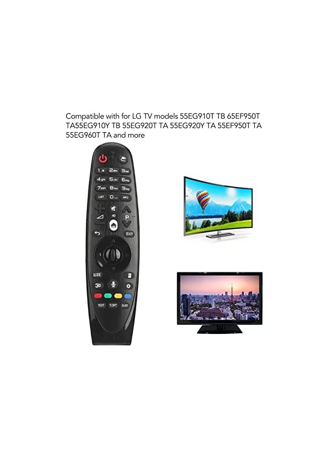 PROMASS - Remote Control for LG AN MR600, Universal LG Magic Remote Control, Compatible with for LG TV models 55EG910T TB 65EF950T TA 55EG910Y TB 55EG920T TA, Durable Replacement Remote Control - Image 1