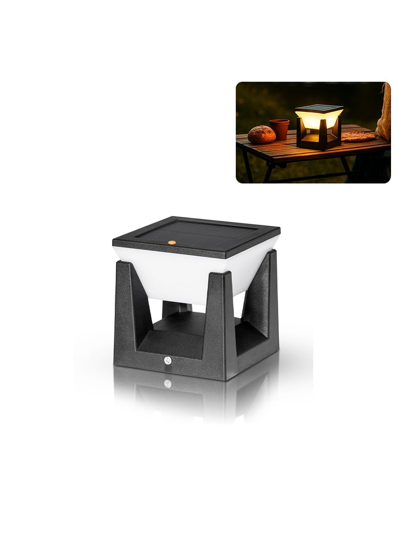 MODI Solar Post Lamp Outdoor Waterproof – 3 Color Modes (Warm/Neutral/Cool White), Dusk to Dawn, Motion Sensor, Solar Wireless LED for Garden, Fence, Garage, Porch, Patio, Outdoor (Small - 1pc) - Image 2