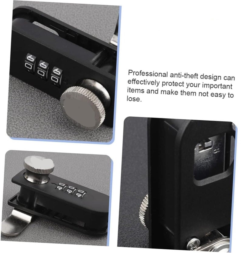 NIL JO 3 Digit Combination Lock Latch Password Drawer LockOffice File Cabinet Smart Cam Code Lock Furniture Password Turntable Lock Hardware