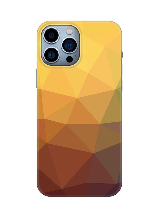 Case for Apple iPhone 14 Pro Max Slim Snap Classic Series Mobile Cover Hard PC Shield Matte Finish Print - Golden Nugget