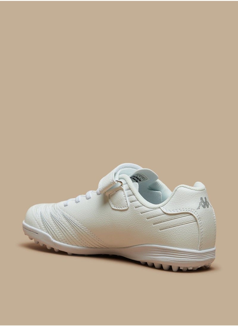 Kappa - Boys Textured Sneakers with Hook and Loop Closure - Image 1
