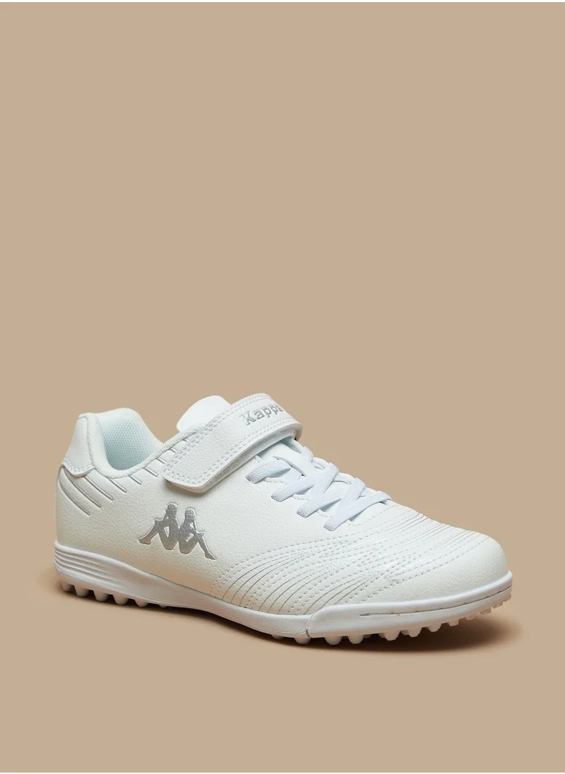 Kappa Boys Textured Sneakers with Hook and Loop Closure