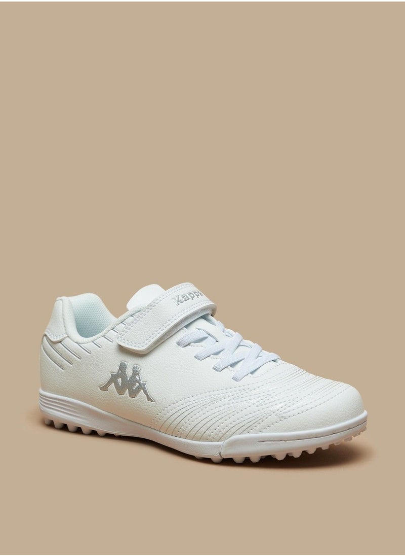 Kappa - Boys Textured Sneakers with Hook and Loop Closure - Image 1
