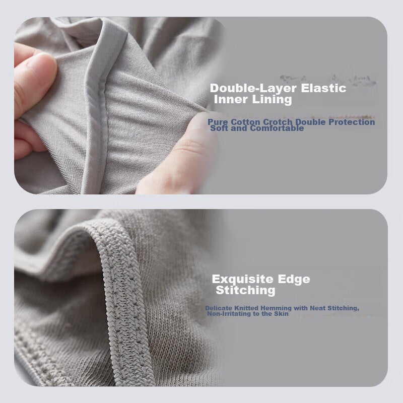 Youshiguang Disposable Men's Boxer Briefs, Pure Cotton, Sterilized, Travel Essential, Plus Size, Four-Corner Shorts, 3 Pairs, XL - Image 5