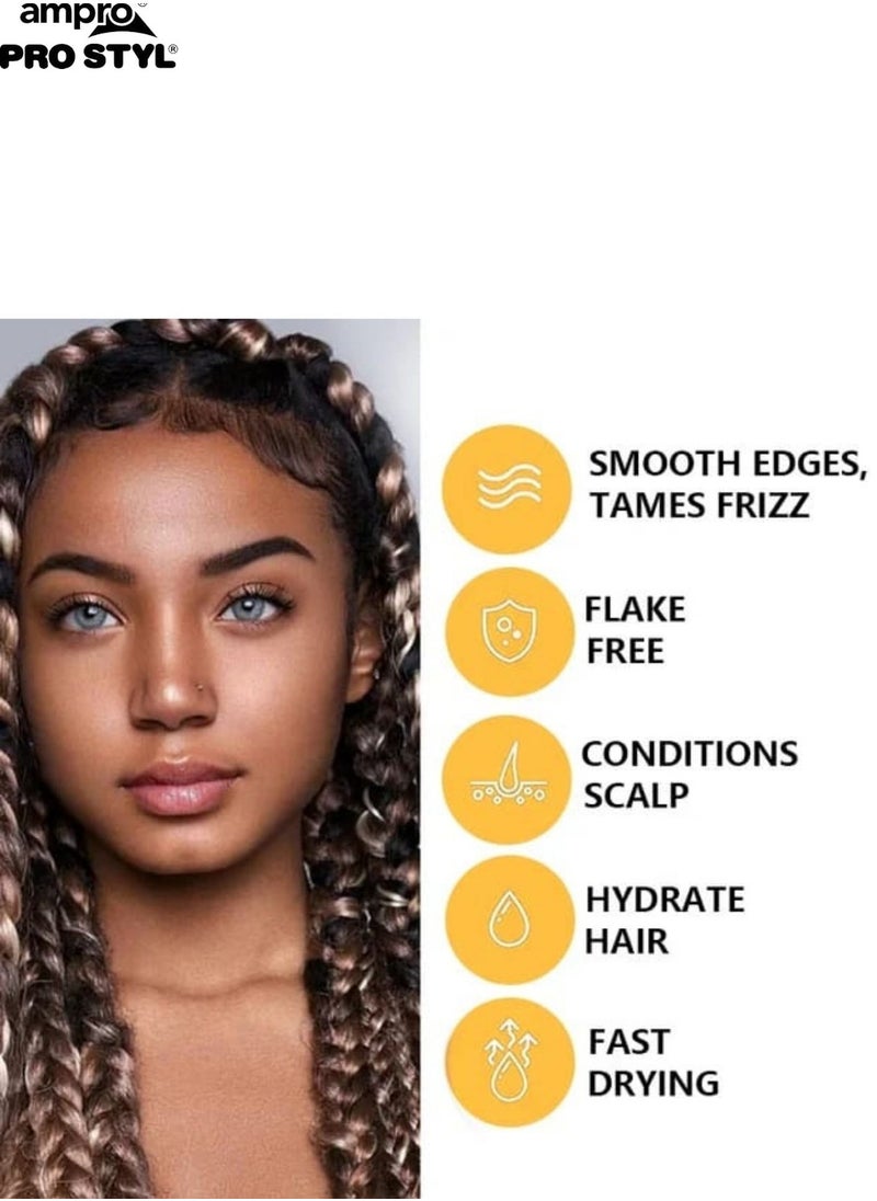 Shine 'n Jam - Pack of 2 Shine Jam Conditioning Gel Braid Gel Edge Control For 4C Hair 114g - Image 1