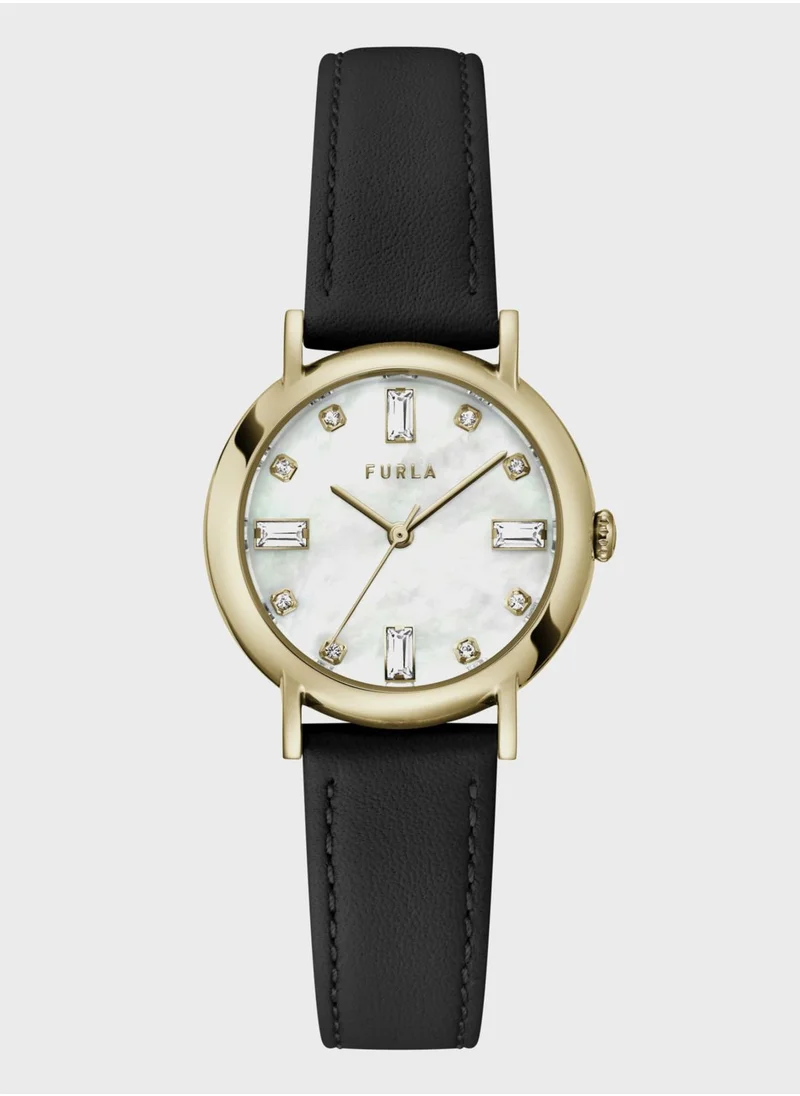 Furla Furla Leather Strap Analog Watch