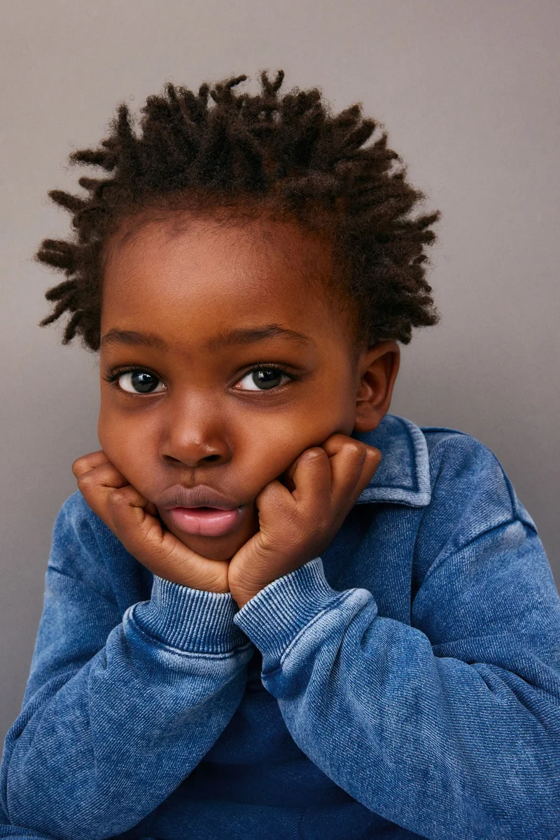 اتش اند ام تي-شيرت بولو من قطن سويت شيرت